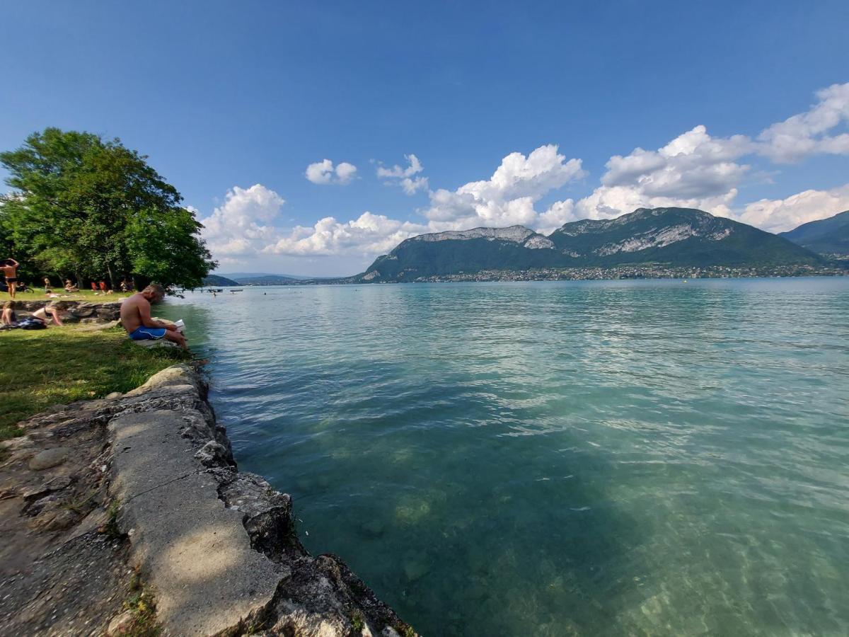 A 200 Metres Du Lac D'Annecy, Spacieux Appartement 3 Chambres Avec Terrasse Et Jardin Sevrier Exterior photo