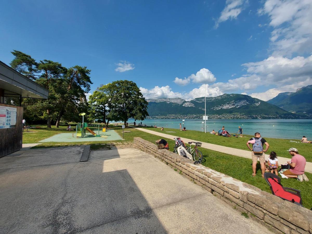 A 200 Metres Du Lac D'Annecy, Spacieux Appartement 3 Chambres Avec Terrasse Et Jardin Sevrier Exterior photo